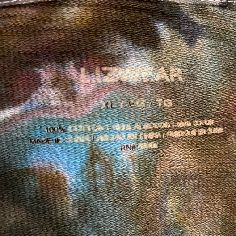 Liz wear Customized Tie Dye French Terry Top - XL - Picture 4 of 5
